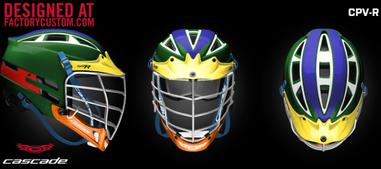 Cascade lacrosse helmets